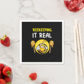 Beekeeper Art BeeKeeping It Real Servet (Insitu)