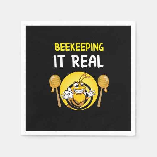 Beekeeper Art BeeKeeping It Real Servet (Voorkant)
