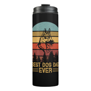 Beekeeper Art Best Dog Dad Ever Thermosbeker