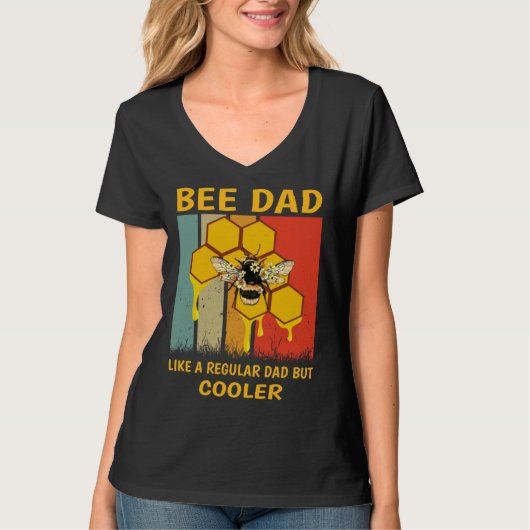 Beekeeper Bee Dad Honey Like A Regular Dad But Coo T-shirt (Voorkant)