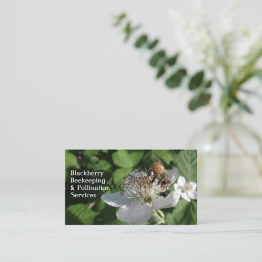 Beekeeper Blackberry Visitekaartje (Staand voorkant)