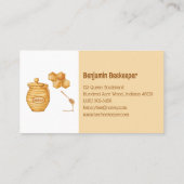 Beekeeper Business Card Visitekaartje (Achterkant)