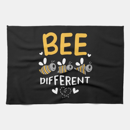 Beekeeper Gift | Bee Different Theedoek (Horizontaal)