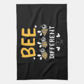 Beekeeper Gift | Bee Different Theedoek (Verticaal)