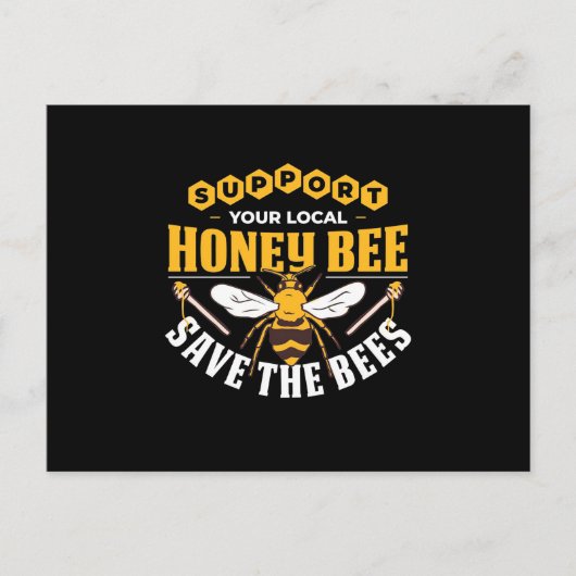 Beekeeper Gift | Honey Bee Save The Bees Briefkaart (Voorkant)