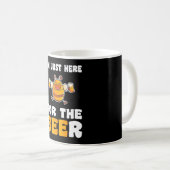 Beekeeper Gift | I Am Just Here For The Bees Koffiemok (Voorkant rechts)