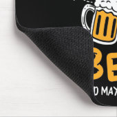 Beekeeper Gift | I Like Beer And Bees Muismat (Hoek)
