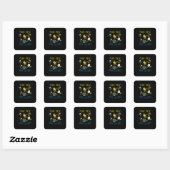 Beekeeper Gift | Plant These Save The Bees Vierkante Sticker (Vel)