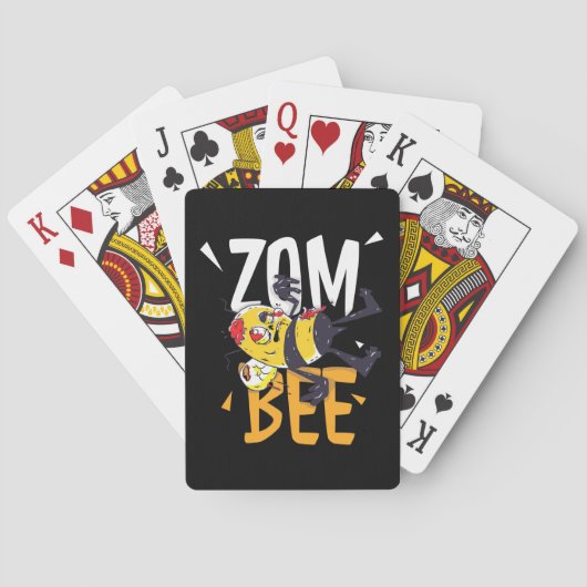 Beekeeper Gift | Zom Bee Pokerkaarten (Achterkant)