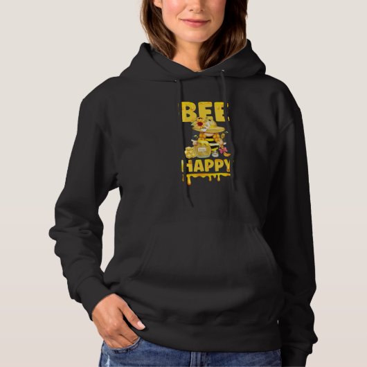 Beekeeper Gnomes Gnome Gnome Honey Bee Hoodie (Voorkant)