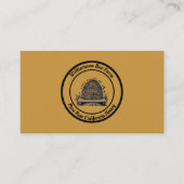 BeeKeeper Honey Apairist Hive Design Visitekaartje (Voorkant)