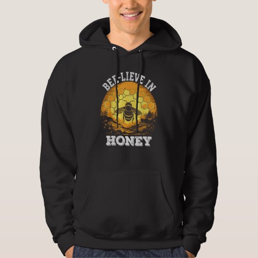 Beekeeper  Ideas Bee lieve Beekeeping Apiarist Hoodie (Voorkant)