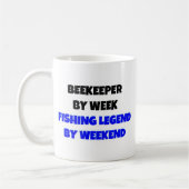 Beekeeper van Week Gevist Legend van Weekend Koffiemok (Links)