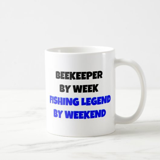 Beekeeper van Week Gevist Legend van Weekend Koffiemok (Rechts)