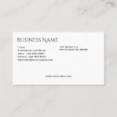 Beekeeper Visitekaartje (Achterkant)