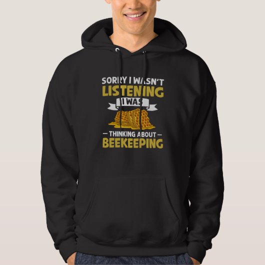 Beekeeping Honey Farmer Bees Beginner Beekeeper Hoodie (Voorkant)