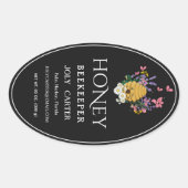 Beekeeping Honey Labels | Honeybee & Honeycomb Des (Voorkant)
