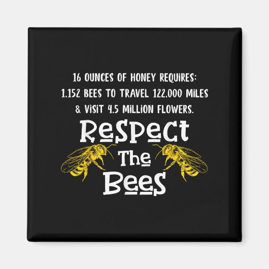 Beekeng levert honing bijenkorf Bumble Bee Keeper Magneet (Voorkant)