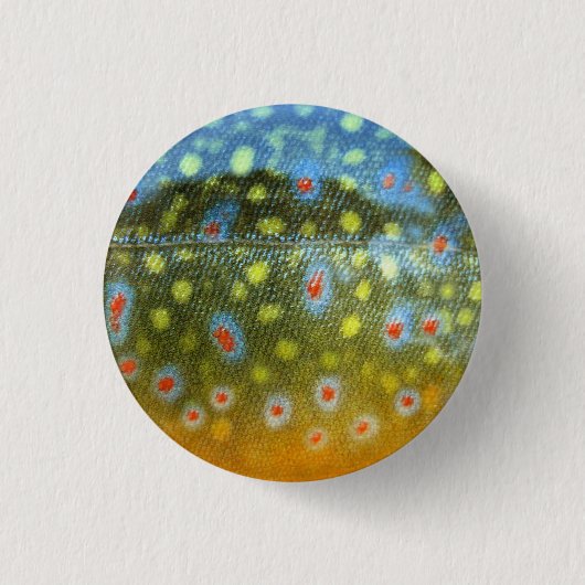 Beekforel Ronde Button 3,2 Cm (Voorkant)