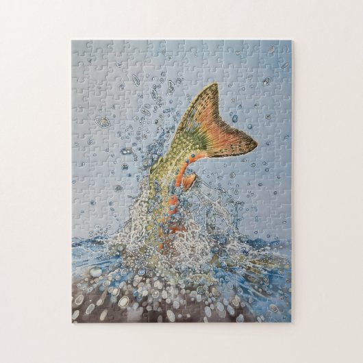 Beekforel Spat Legpuzzel (Verticaal)