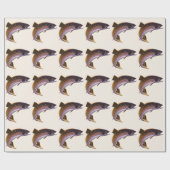  beekforel vis, sport Gevist visser Cadeaupapier (Vlak)