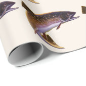  beekforel vis, sport Gevist visser Cadeaupapier (Rol Hoek)