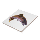  beekforel vis, sport Gevist visser Tegeltje (Zijkant)