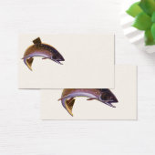  beekforel vis, sport Gevist visser Visitekaartjes (Bureau)