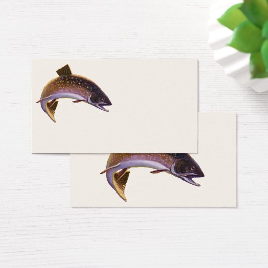  beekforel vis, sport Gevist visser Visitekaartjes (Bureau)