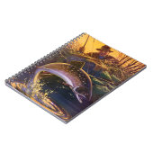  beekforel vis visser, sport Gevist Notitieboek (Linkerzijde)