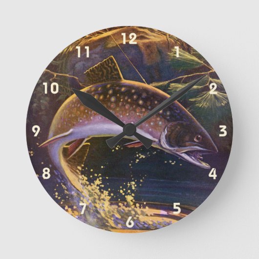  beekforel vis visser, sport Gevist Ronde Klok (Voorkant)