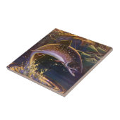  beekforel vis visser, sport Gevist Tegeltje (Zijkant)