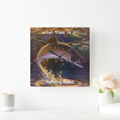  beekforel vis visser, sport Gevist Vierkante Klok (Huis)