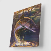  beekforel vis visser, sport Gevist Vierkante Klok (Hoek)