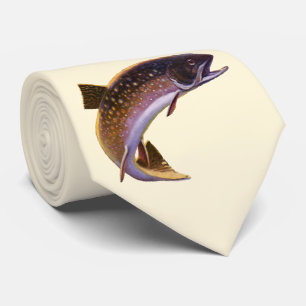 Beekforelvis, Vintage sportvisserij visser Stropdas