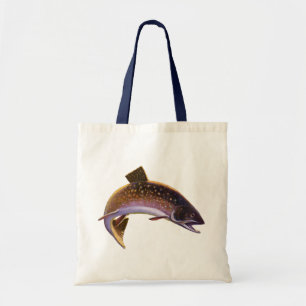 Beekforelvis, Vintage sportvisserij visser Tote Bag