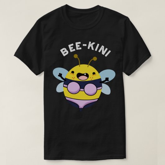 Beekini Funny Bee Puns 1 T-shirt (Design voorkant)