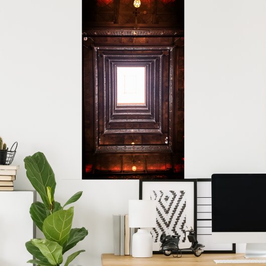 Beekman Hotel New York Atrium Poster (Thuiskantoor)