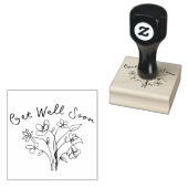 Beelbloem Rubberstempel (Gestempeld)