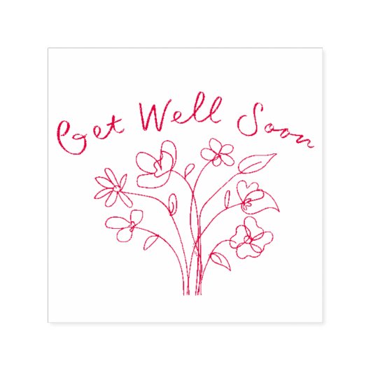 Beelbloem Zelfinktende Stempel (Design)