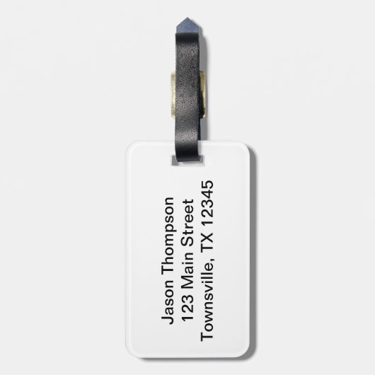  beeld Boeddha Ohm Bagagelabel (Achterkant verticaal)