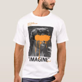 BEELD David Beeldhouwwerk met oranje lak T-Shirt (Voorkant)