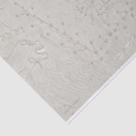 Beeld, geborduurd, stijlvol, ondoorzichtig papier (Detail)