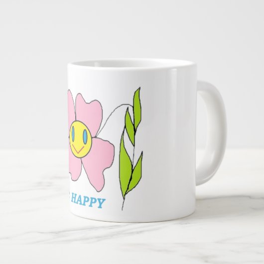 "BEELD HAPPY"-STROOM GROTE KOFFIEKOP (Voorkant rechts)