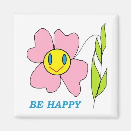 "BEELD HAPPY"-STROOM MAGNEET (Voorkant)