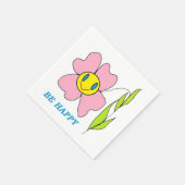 "BEELD HAPPY"-STROOM SERVETTEN (Hoek)