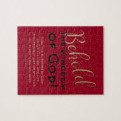 BEELD! Het koninkrijk Gods Schrift Christelijk Legpuzzel (Horizontaal)
