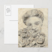 beeld in de tuin I Briefkaart (Voorkant / Achterkant)