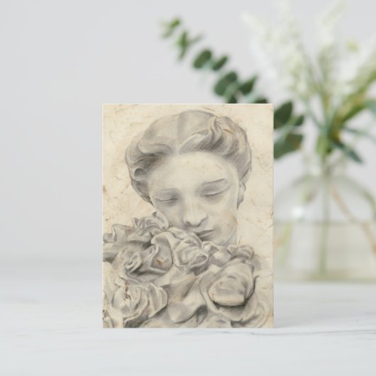 beeld in de tuin I Briefkaart (Staand voorkant)