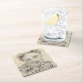 beeld in de tuin I Kartonnen Onderzetters (Insitu)